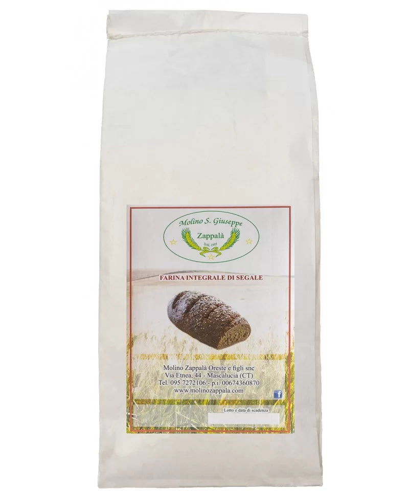 1 Kg Farina di Segale integrale - Made in Sicily