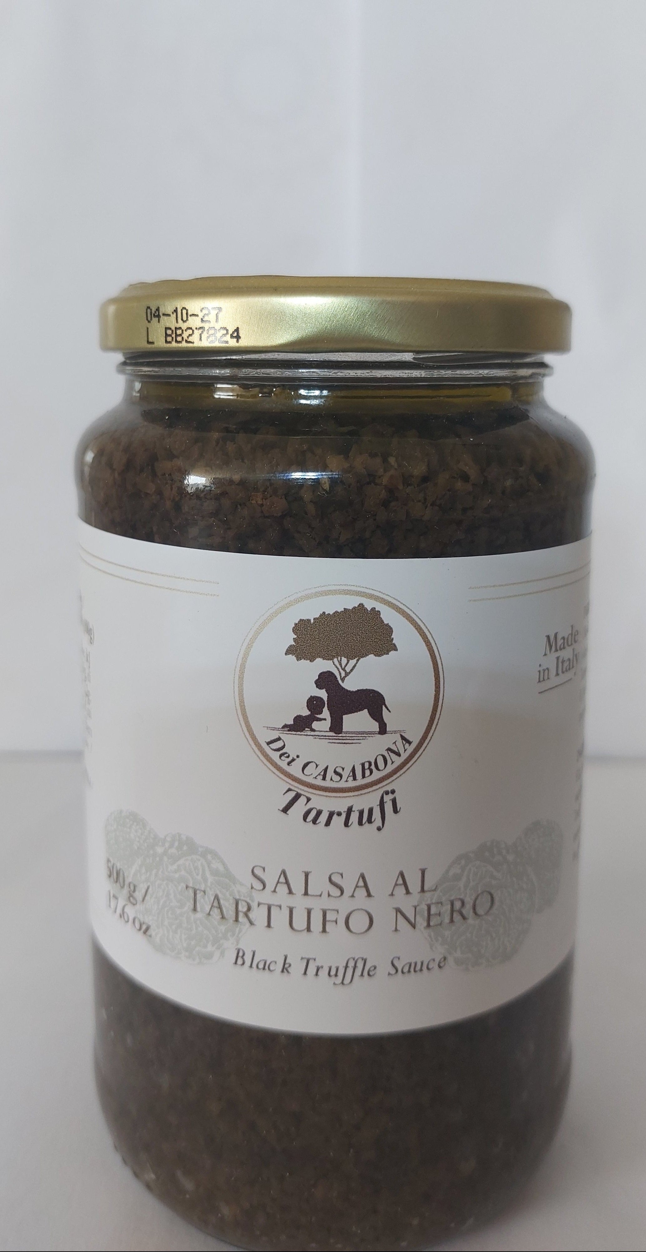 Salsa al tartufo nero siciliano - Dei Casabona - Pronta all'uso - Ideale per pasta, uova e secondi piatti - Made in Italy - Vegan & Gluten Free