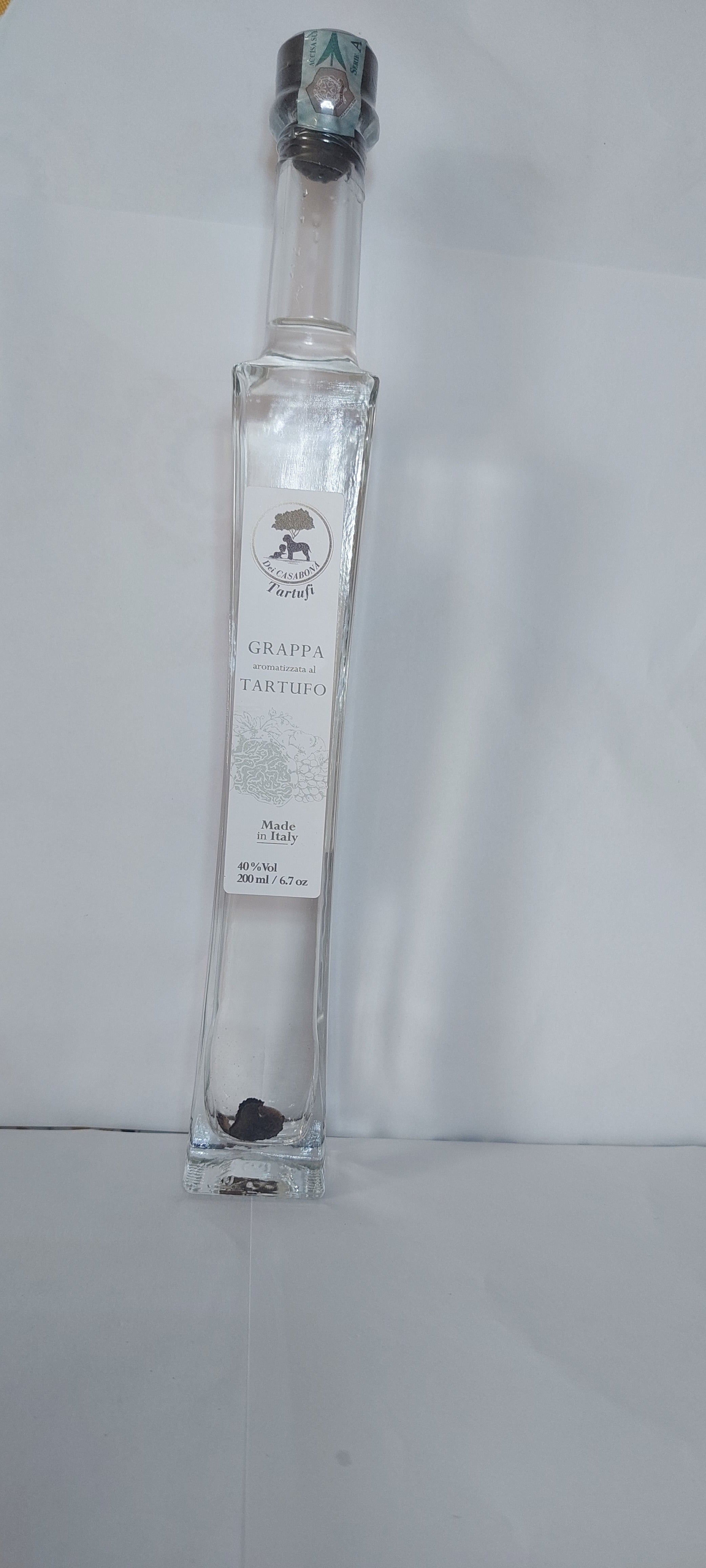 Grappa aromatizzata al Tartufo-  Dei Casabona - Made in Italy - Vegan & Gluten Free