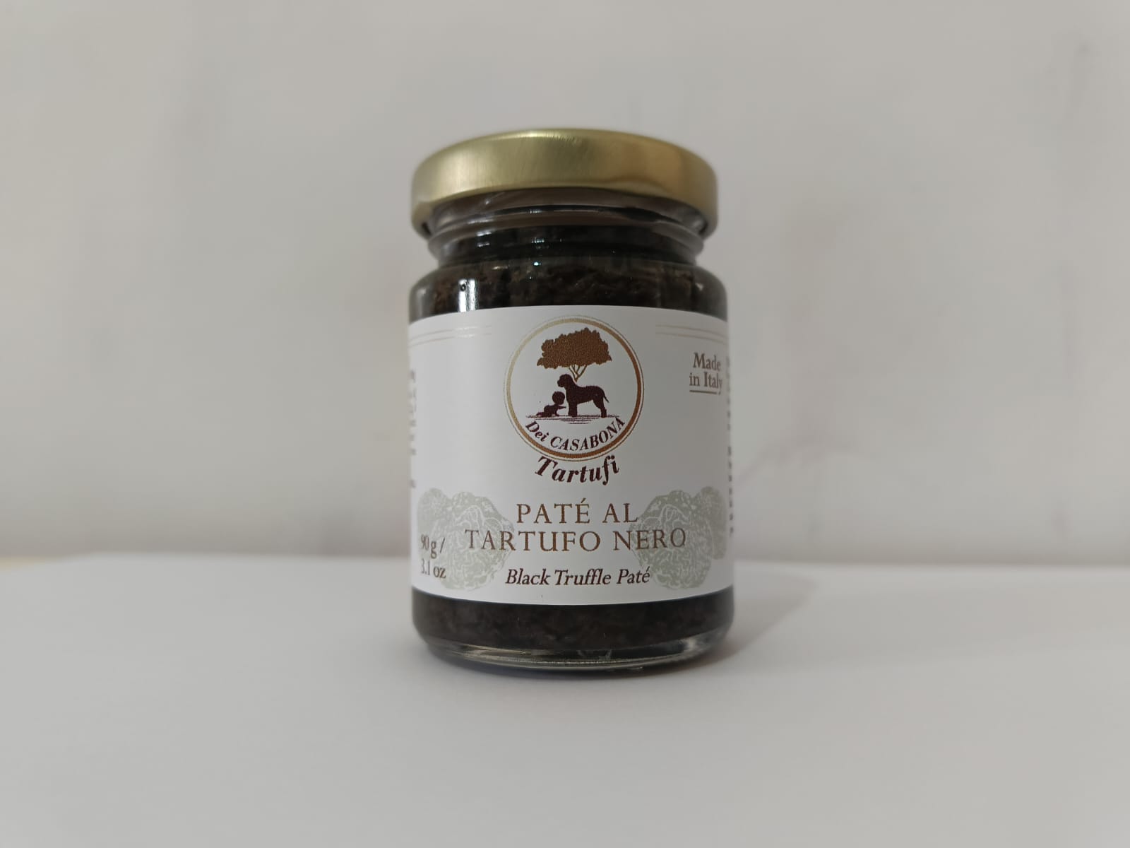 Paté al Tartufo Nero 10% - Dei Casabona - Pronta all'uso - Ideale per pasta, uova e secondi piatti - Made in Italy