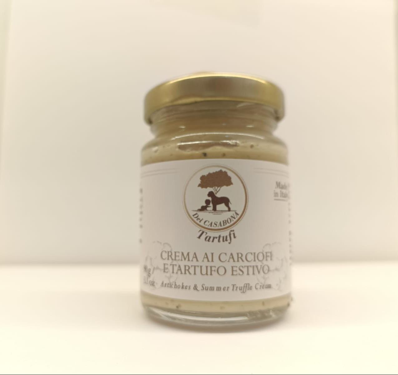 Crema ai carciofi e Tartufo Nero Estivo - Dei Casabona - Pronta all'uso - Ideale per antipasti, crostini e pizza