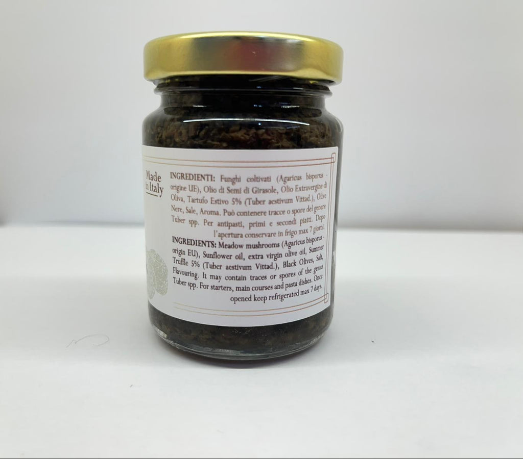 Salsa Tartufata al 5% - Dei Casabona - Dei Casabona - Pronta all'uso - Ideale per pasta, uova e secondi piatti - Made in Italy - Vegan & Gluten Free