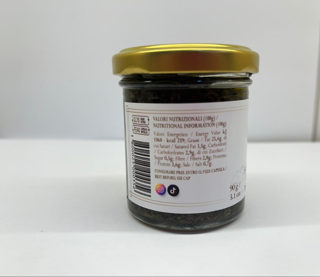 Salsa Tapenade al Tartufo Estivo – Dei Casabona – Ideale per Aperitivi, Bruschette e Piatti Raffinati