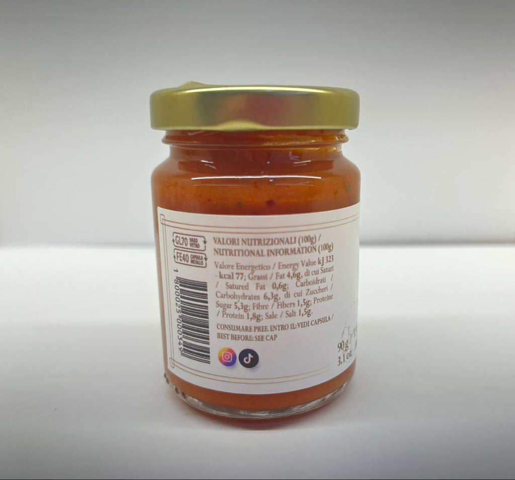 Piccantina di Pomodoro al Tartufo Bianchetto - Dei Casabona - Pronta all'uso - Ideale per pasta, pizza, bruschette - Made in Italy