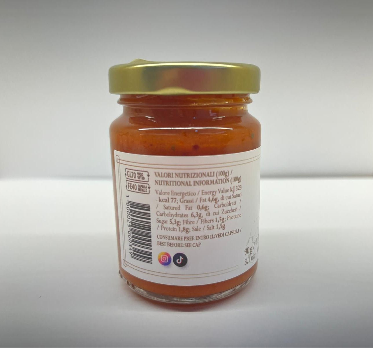 Piccantina di Pomodoro al Tartufo Bianchetto - Dei Casabona - Pronta all'uso - Ideale per pasta, pizza, bruschette - Made in Italy